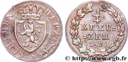 GERMANY - NASSAU 1/4 Kreuzer Grand-Duché de Nassau 1822