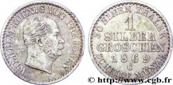 GERMANIA - PRUSSIA 1 Silbergroschen Royaume de Prusse Guillaume Ier 1869 Francfort - C