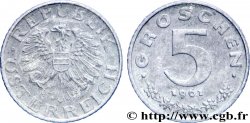 AUSTRIA 5 Groschen aigle 1961