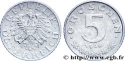 AUSTRIA 5 Groschen aigle 1968  AU