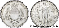 SUISSE 5 Francs, monnaie de Tir, Fribourg 1934 Le Locle