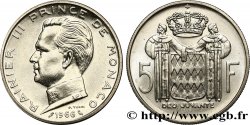 MONACO 5 Francs Prince Rainier III 1966 Paris