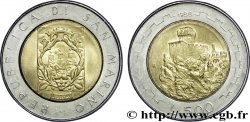 SAN MARINO 500 Lire Fortifications 1988 Rome - R