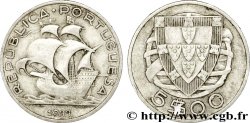 PORTUGAL 5 Escudos emblème 1933
