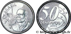 BRÉSIL 50 Centavos José Maria da Silva Paranhos Júnior , variété tranche B 2007  SPL