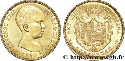 ESPAGNE 20 Pesetas Alphonse XIII 1890 Madrid
