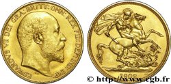 ROYAUME-UNI 2 Livres (Two Pounds) Edouard VII / St Georges terrassant le dragon 1902 Londres
