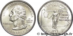 UNITED STATES OF AMERICA 1/4 Dollar Pennsylvanie : statue  Commonwealth  1999 Philadelphie
