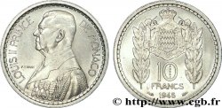 MONACO Essai de 10 Francs Louis II 1945 Paris