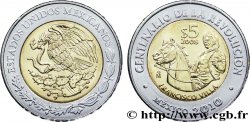 MEXIQUE 5 Pesos Centenaire de la Révolution : Francisco “Pancho” Villa 2008 Mexico SUP