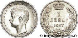 SERBIA 1 Dinar Alexandre Ier 1897 Paris