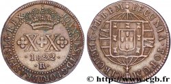 BRAZIL 20 Réis Jean VI (Joao) 1822 Rio de Janeiro