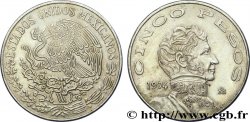 MEXIQUE 5 Pesos Vicente Guerrero 1974 Mexico