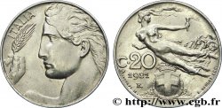 ITALIE 20 Centesimi allégorie de la Liberté 1921 Rome - R