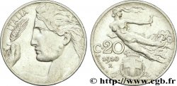 ITALIEN 20 Centesimi Italie / allégorie de la Liberté 1910 Rome - R