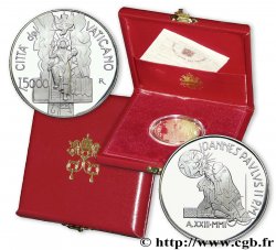 VATICANO E STATO PONTIFICIO 5000 Lire (Proof) BE Jean-Paul II / la résurrection de Pâques 2001 Rome