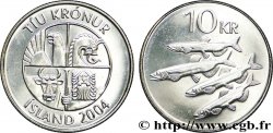 ICELAND 10 Kronur 4 capelans 2004