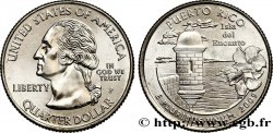 ÉTATS-UNIS D AMÉRIQUE 1/4 Dollar Commonwealth de Puerto Rico : Fort San Felipe del Morro 2009 Philadelphie - P