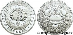 BIELORUSIA 1 Rouble BE (proof) signes du zodiaque : cancer 2009 Varsovie
