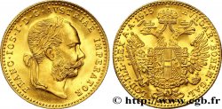 AUSTRIA 1 Ducat refrappe moderne François Joseph / aigle bicéphale 1915