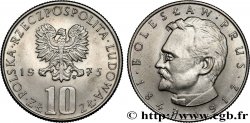 POLOGNE 10 Zlotych aigle / Boleslaw Prus 1975 Varsovie SUP