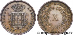PORTUGAL 10 Réis frappe au nom de Louis Ier (Luis) 1867