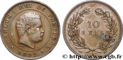 PORTUGAL 10 Réis Charles Ier (Carlos) 1892 Paris - A