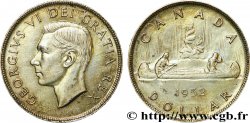 CANADA 1 Dollar Georges VI / canoe et indiens 1952