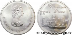 CANADA 10 Dollars JO Montréal 1976 “skyline” de Montréal / Elisabeth II 1973