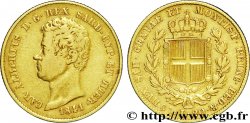 ITALY - KINGDOM OF SARDINIA 20 Lire Charles-Albert roi de Sardaigne 1841 Gênes
