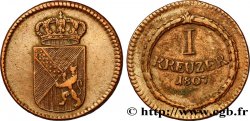 ALLEMAGNE - BADE 1 Kreuzer Grand-Duché de Bade 1807 Mannheim