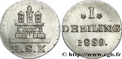 ALLEMAGNE - VILLE LIBRE DE HAMBOURG 1 Dreiling Ville de Hambourg emblème 1839