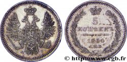 RUSSIE 5 Kopecks aigle bicéphale 1854 Saint-Petersbourg