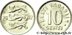 ESTONIE 10 Senti emblème aux 3 lions 2002
