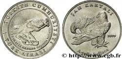 TURQUIE 1 Lira gypaète barbu (Gypaetus barbatus) / aigle impérial  (Aquila heliaca)  2009  SUP