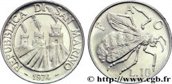 SAN MARINO 10 Lire 3 tours / abeille 1974  MS