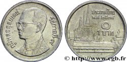 THAÏLANDE 1 Baht roi Bhumipol Adulyadej Rama IX / palais BE 2537 1994  SUP