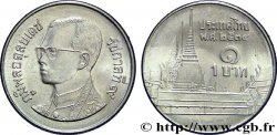 THAILANDIA 1 Baht roi Bhumipol Adulyadej Rama IX / palais BE 2535 1992