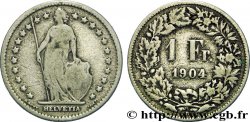 SWITZERLAND 1 Franc Helvetia 1904 Berne