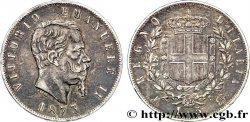 ITALIE 5 Lire Victor Emmanuel II 1873 Milan