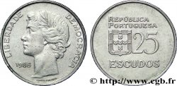 PORTUGAL 25 Escudos “liberté et démocratie” 1985