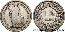 SVIZZERA  1 Franc Helvetia 1898 Berne