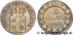 GRIECHENLAND 10 Lepta écu 1846