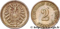 GERMANIA 2 Pfennig aigle impérial 1874 Francfort - C