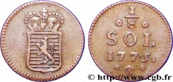 LUXEMBOURG 1/8 Sol emblème 1775 Bruxelles