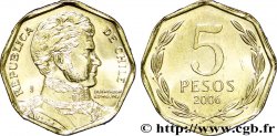 CHILE
5 Pesos Bernardo O’Higgins 2006 Santiago - S°