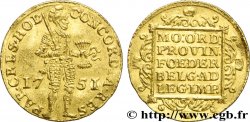 PAYS-BAS - PROVINCES-UNIES 1 Ducat au chevalier pour la Hollande 1751