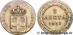 GREECE 2 Lepta 1838 