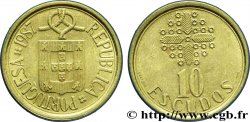 PORTUGAL 10 Escudos emblème 1987