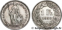 SUISSE 1 Franc Helvetia 1958 Berne